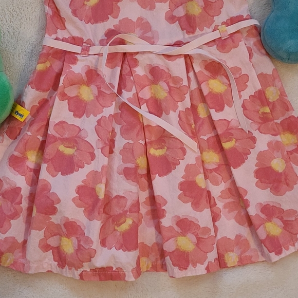 Girl's Gymboree Spring Floral Dress Size 5 Pink 🐰 - Picture 3 of 6